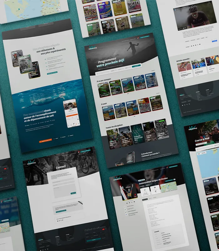 Création du site internet calendurance.com